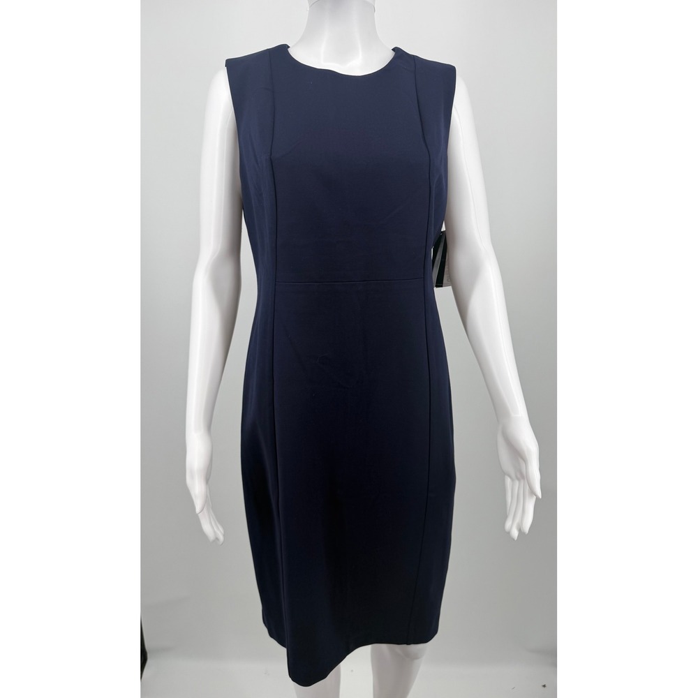 Liverpool Sleeveless Sheath Dress in Cadet Blue